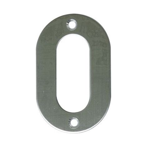Zahl 0 Edelstahl 10cm 6768 Freund (1/2)