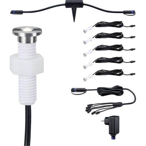 Paulmann MicroPen II Sistema d'illuminazione Plug&Shine ZigBee Kit base lampade LED incasso esterni Kit da 5 LED (monoc