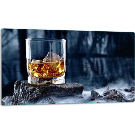 Schneidebrett aus Glas, 52x30 cm, Whisky (1/5)