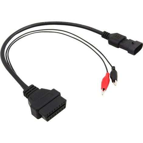 Câble De Diagnostic, 3 Broches à 16 Broches Connecteur Adaptateur OBD2 Câble De Diagnostic, Connecteur De Diagnostic Embarqué, Câble D'extension Adaptateur OBD2, pour Câbles Scanner (1/4)
