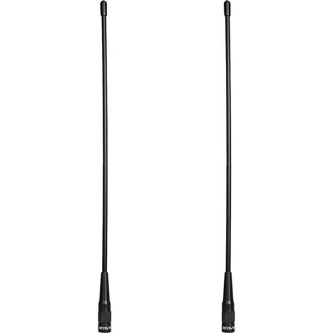 Antenne SMA-M Double Bande VHF UHF - 2 Pièces - Gain Élevé 2.15dBi - Pour Talkie Walkie Baofeng Yaesu (1/5)