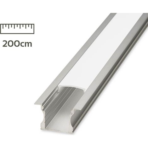 Alu Fugen-Profil eloxiert 18x15mm opal - Länge: 200cm (1/5)
