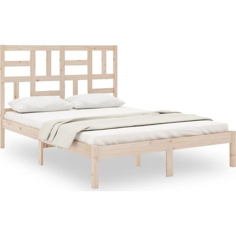 Maison Exclusive - Massivholzbett 120x190 cm
