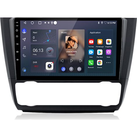 Autoradio Hexinex Pour BMW Série 1 E81 E82 E87 E88 2004-2011 Android 14 CarPlay 2+64GB