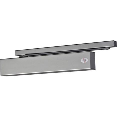 Ferme porte GR 500 FS à bras libre asservi pour porte coupe feu type G coloris argent - GROOM (1/2)