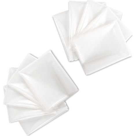 Diamwood – Lot de 10 sacs de récupération pour aspirateurs à copeaux – Épaisseur 150 microns – Diamètre 370 mm – Dimensions 590 x 700 mm – Transparent (1/5)