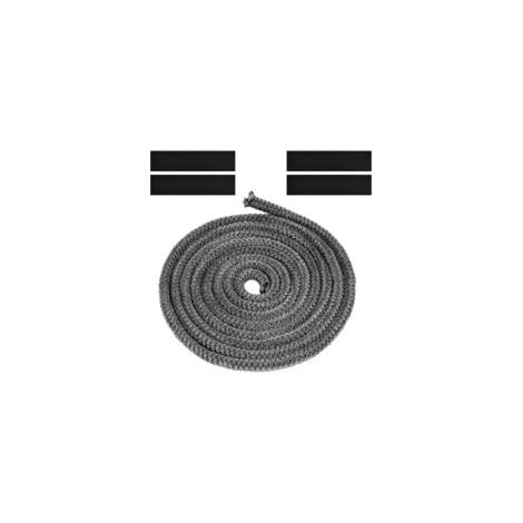 Joint Tressé pour Insert et Poêle, 8mm x 3m Joint en Fibre de Verre avec 4 Ruban, Joint Réfractaire, Joint Insert Cheminée pour Poele a Bois, Cheminée, Chaleur, Résistante à 600°C (1/5)