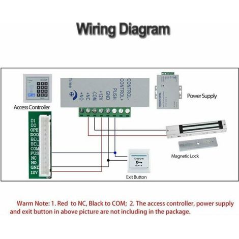 Serrure électrique magnétique - - - Maintien 180 kg (350 LBS) - DC 12V - Gris (1/4)