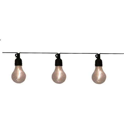 10 LAMPADINE LED BIANCO CALDO 5 MT IP44