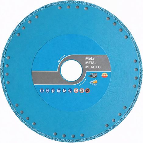 Disque Diamant Jante Continue D. 115 x Al. 22.23 x Ht. 2 x ép. 1.4 mm - Découpe Précise et Durable pour Métal et Pvc - Diamwood