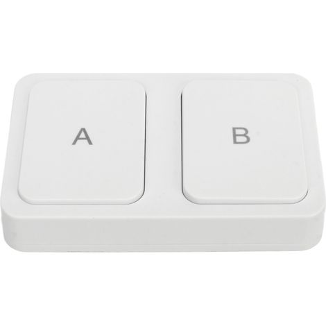 Interrupteur intelligent sans fil pour appareils domotiques, interrupteur à bouton-poussoir bidirectionnel pour connexion Tuya Zigbee (1/5)