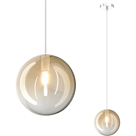 Lampadario moderno top light eclipse 1184 s1 g9 led vetro sospensione, vetro ambra