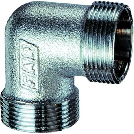 RACCORDO CURVO INTERMEDIO IN OTTONE CROMATO M 24X19   FAR RUBINETTERIE