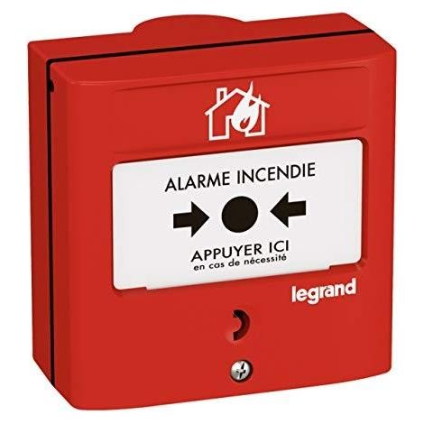 Legrand Pulsante Manuale Rosso Sicurezza Incendio