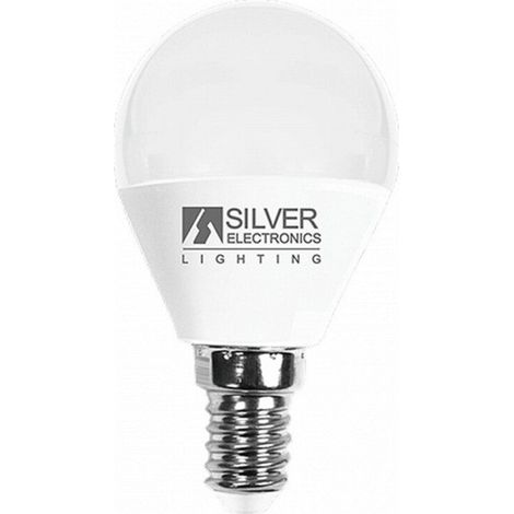 Bombilla LED ESFERICA E14 7W Luz Blanca 5000K