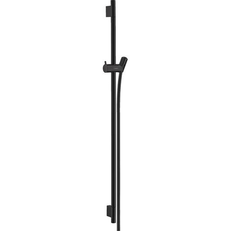 Barre de douche S Puro 0,90 m noir mat