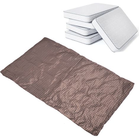 Sacs d'emballage pour matelas de différentes tailles, housses anti-poussière pour le déménagement, housses de protection, sacs de transport pour matelas, 196 x 107 x 38 cm (1/5)