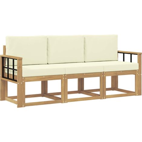 Set di divani da esterno 3 pz Salotto da Giardino (1/5)