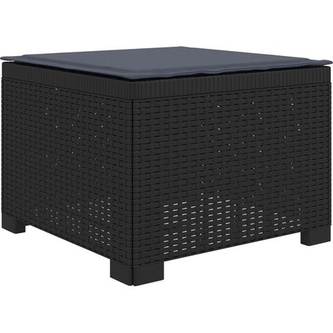 Maison Exclusive - 1-Sitzer Garten-Sofa mit Kissen Rattan-Look PP (1/5)
