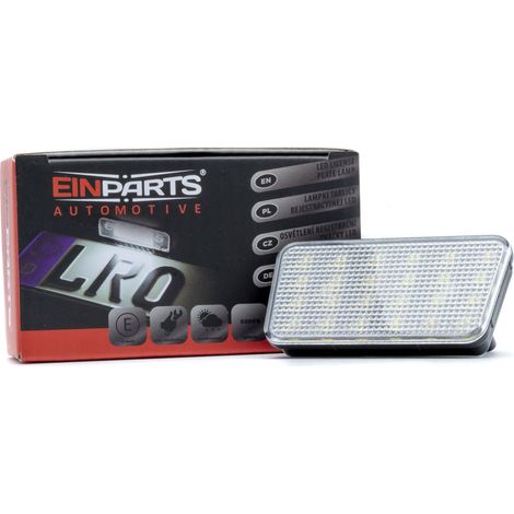 Luce targa a LED 6000K bianco freddo 12V CANBUS per Jeep Wrangler JL 2018-2021 (1/5)
