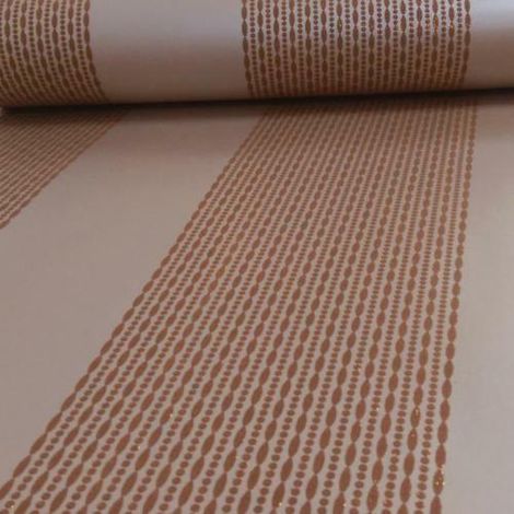 Arthouse Selina Stripe Wallpaper Copper Metallic Glitter Beads Stripey 673500 (1/4)