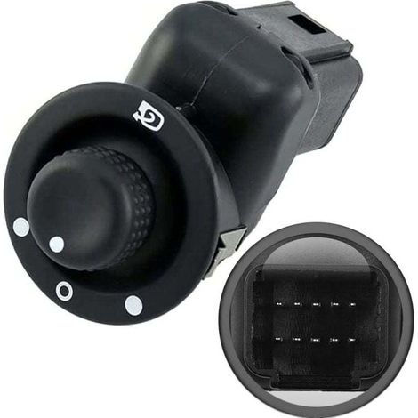 Bouton Retroviseur pour Clio 3 4 Scenic Captur Modus Interrupteur Commande Reglage Extérieur Miroir Rétractable Pliable 8200676529 8200214921 (1/5)