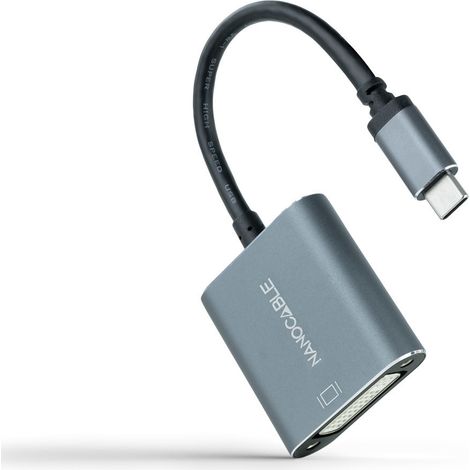 Convertisseur Usb-c vers Dvi-d Gris Nanocable 10.16.4103-g (1/2)