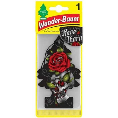Sapin de Noël - Parfum - Pour Voiture - En Cellulose - Rose et Vert - 8 Semaines - 1 Pièce