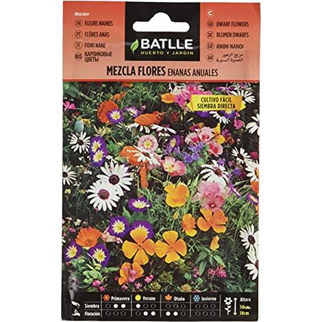 Semillas Batlle - Mix di Fiori Nani annuali, Multicolore (1/4)