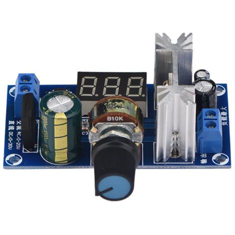 Controlador de voltaje, regulador de potencia CC 3-30V, CA 3-20V, ajustable para proyectos de bricolaje. (1/5)