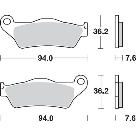 PASTILLAS DE FRENO MOTO-MASTER KH181 SINTER METAL ENDURO: 21 (NITRO) DELANTERAS HUSABERG: TODOS LOS MODELOS, HUSQVARNA DELANTERAS: TODOS LOS MODELOS, KTM DELANTERAS: 125 (1/2)