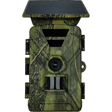 Caméra Faune Sauvage Caméra De Traînée Solaire 8K 60MP WiFi Chasse À La Faune IP66 Étanche Jeu Vision Nocturne en Plein Air Surveillance Fiable Précise (1/5)