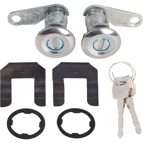 Jeffergarden Cylindre de verrouillage de sécurité pour portière, facile à installer, en métal, compatible Ford et Mercury.