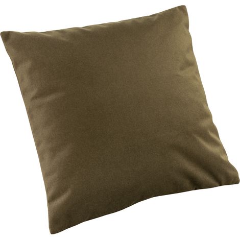 Coussin velours - Effet peau de pêche Vert Olive 45x45 cm