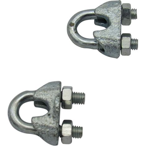 50MM Wire Rope Grips X2 - DIN741 Commercial  Bulldog Clip (1/5)