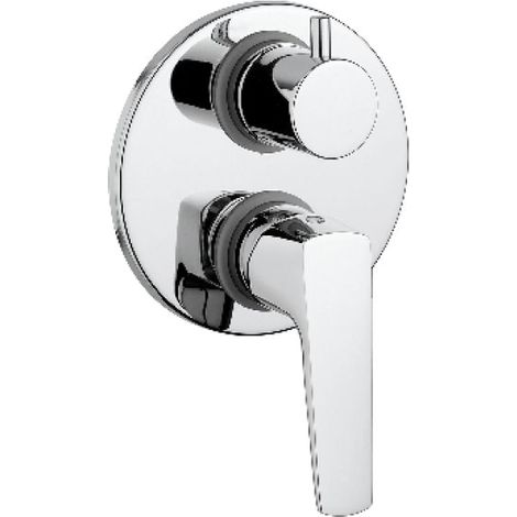 MISCELATORE MONOCOMANDO INCASSO DOCCIA CON DEV. SPARTACO Cromo