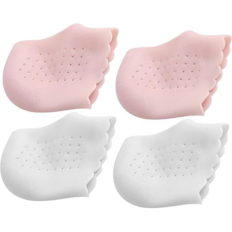 Protege Talon - Gel Silicone Hydratant - Manches Respirants Pour Cheville Et Talon - 4 Paires