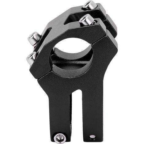 Guidon court LUNJE 25,4x35MM en alliage d'aluminium, potence vélo creuse noire pour guidon de bicyclette (1/5)