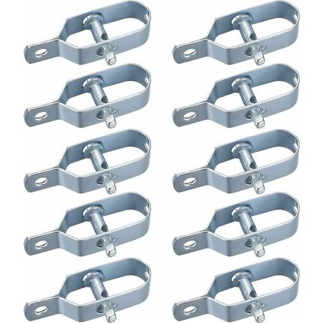 Stacheldrahtspanner – Verzinkter Stahl – Für Drahtgitterzäune – Länge 92 mm – Dicke 1,5 mm – 10er-Packung (1/5)