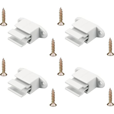 cyclingcolors 4x supporto per manovella 14mm regolabile 28-48mm tapparelle con vite plastica bianco finestre persiana biella