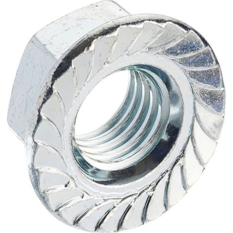 Unifix Class 6 Serrated Flange Nuts M8 x 1.25 (1/2)