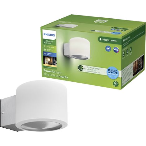 Philips LED Otis 929004141001 LED-Außenwandleuchte  LED  4.3 W Edelstahl