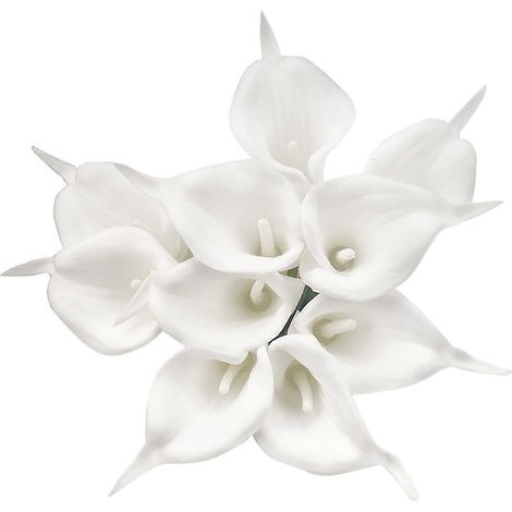 Strauß aus 10 künstlichen Wasserkastanienzweigen, handgefertigt, künstliche Blumen (1/3)