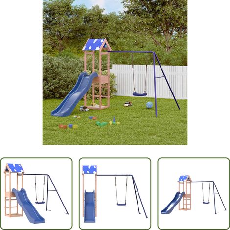 Douglasienholz -  Spielturm Massivholz Douglasie