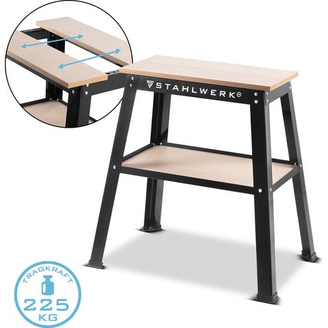 STAHLWERK Cavalletto macchina universale 225 kg tavolo macchina telaio base macchina (1/5)