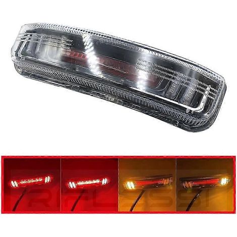 Feu arrière LED 12 V pour moto, feu stop/clignotant électrique, feu arrière pour quad/quad