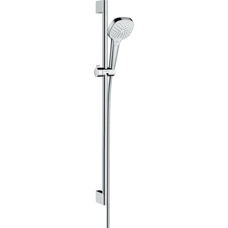 Kit de ducha hansgrohe Croma Select E Vario EcoSmart con barra de