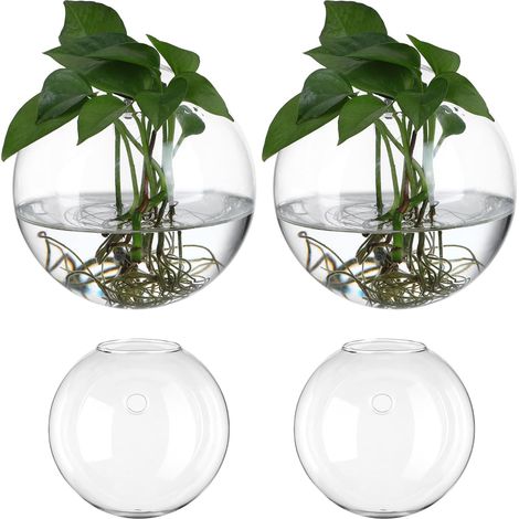 Glas Wandvasen mit Hoher Transparenz und Glatter Oberfläche