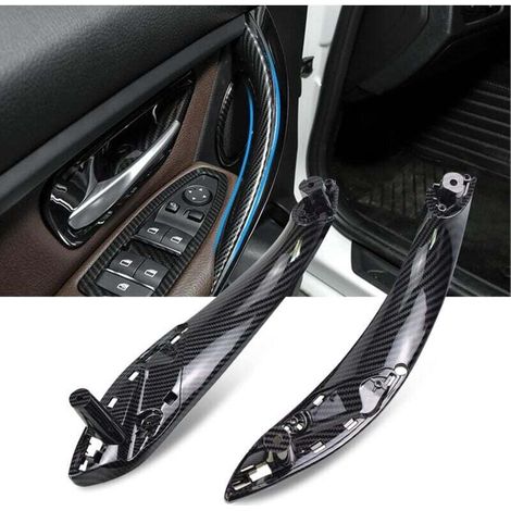 2 Stück kompatibel mit BMW 3er F30 F31 F34 F80 Innentürgriffe: linker Innentürgriff + rechter Türgriff für 4er F32 F33 F36 F82 F83 (Kohlefaser)