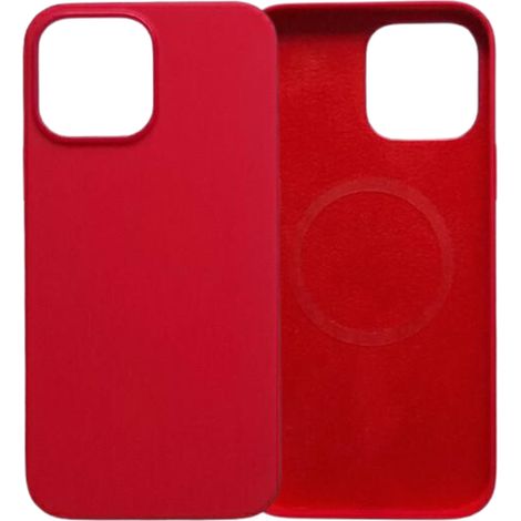 Funda Mercury MagSafe de silicona para iPhone 14 / 136,1 mm, color rojo. (1/2)